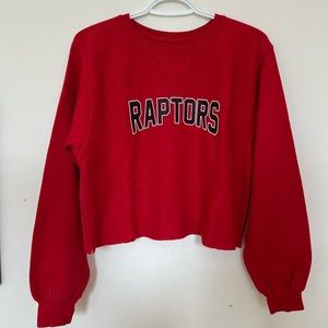 Peace Collective Toronto Raptors Cropped Crewneck
